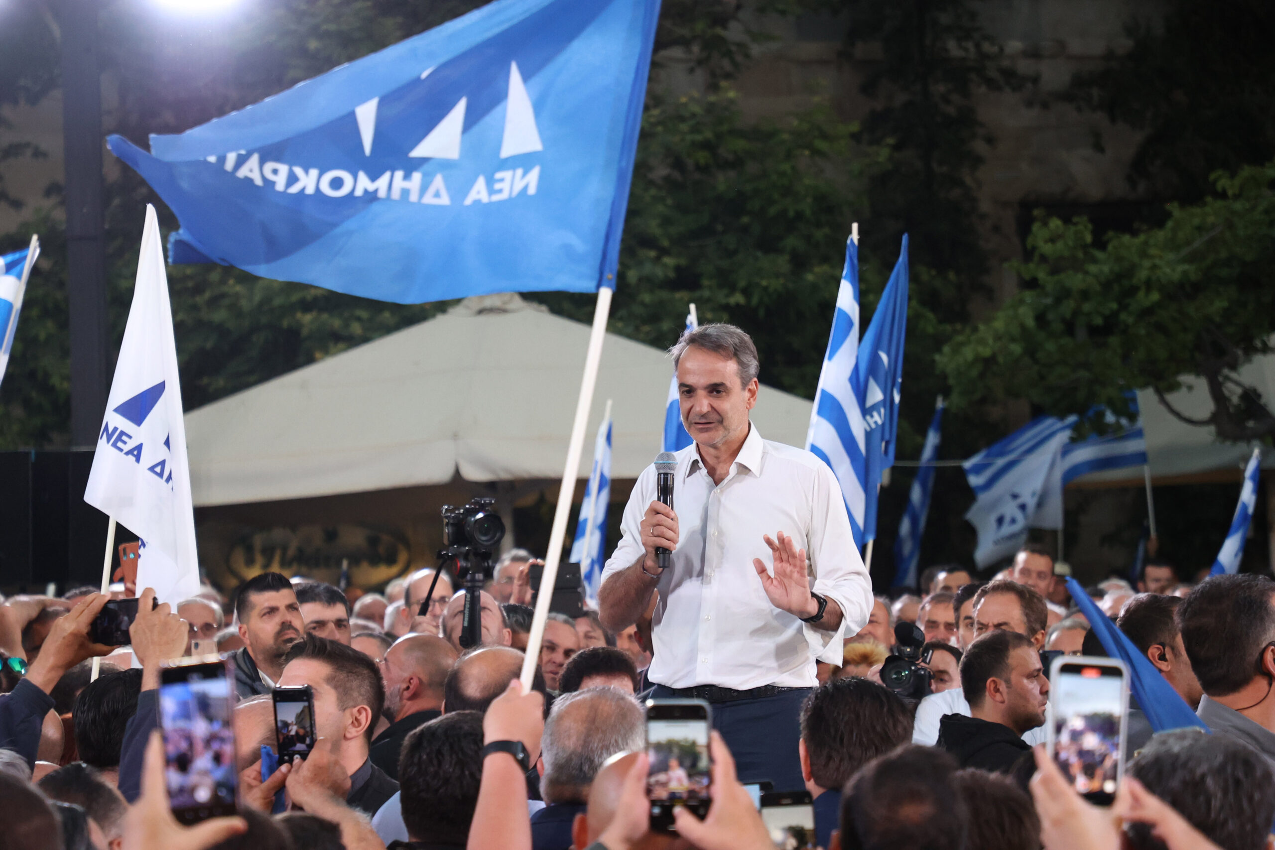 Ευγνώμων στο Ηράκλειο ο Κυριάκος Μητσοτάκης