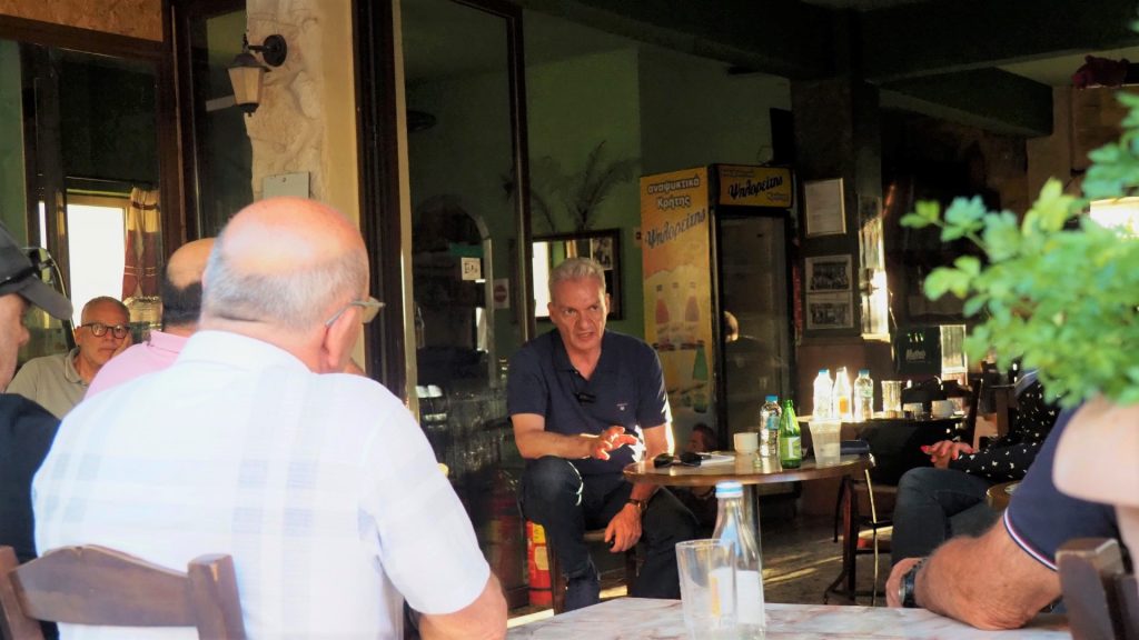 Α.Καλοκαιρινός:Στόχος μας καλύτερη ποιότητα ζωής στα χωριά του Δήμου Ηρακλείου