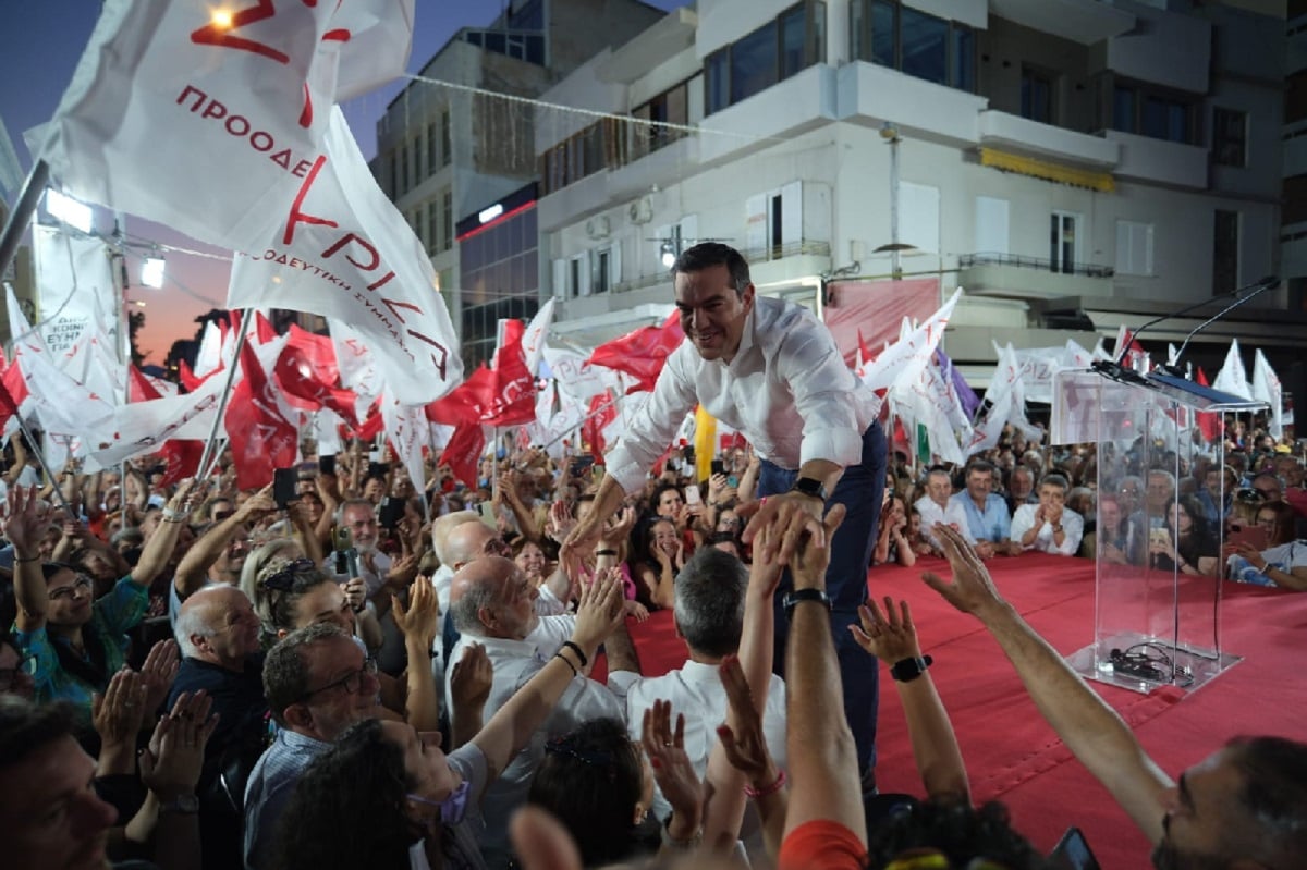 Τσίπρας από Ηράκλειο: “Θα σηκώσουμε ξανά την προοδευτική παράταξη”