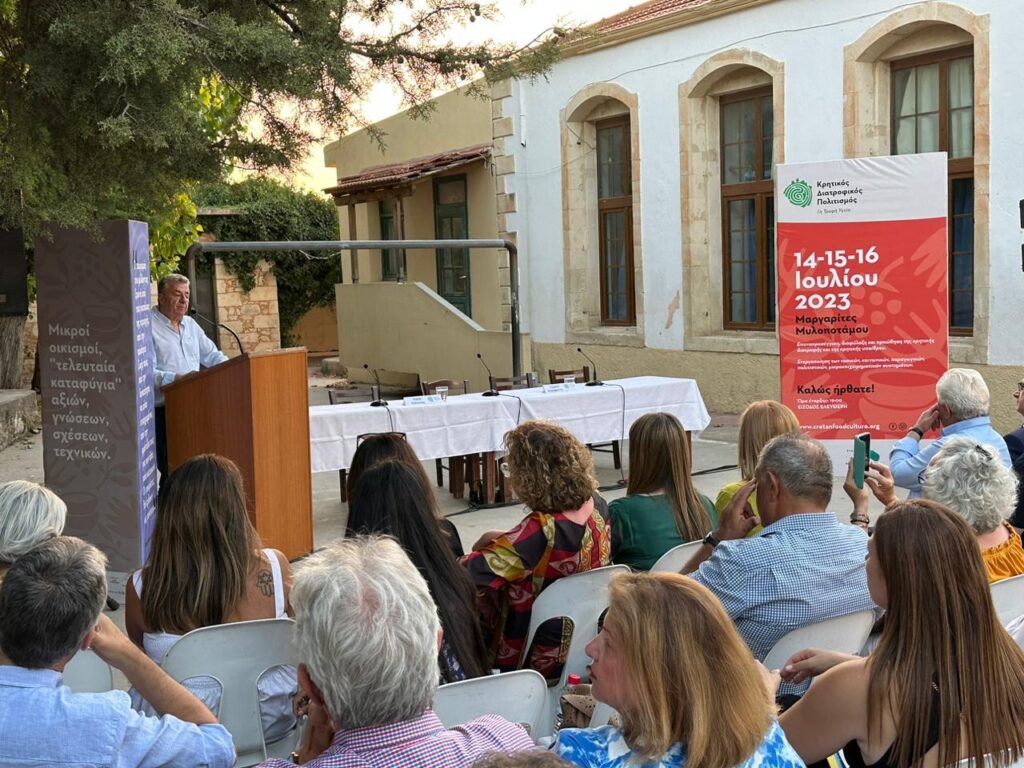 Σ. Αρναουτάκης: “Ισχυρό διαβατήριο για την Κρήτη η γαστρονομία”