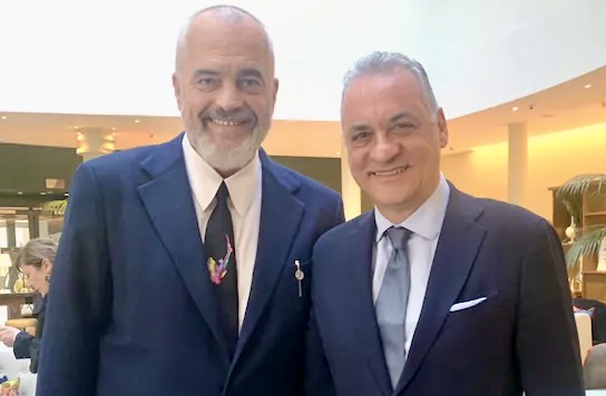 Συνάντηση Ράμμα και Κεφαλογιάννη στα Τίρανα