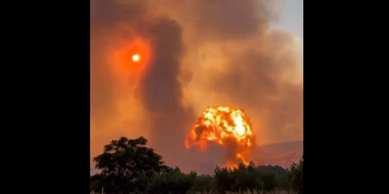 Τρομακτικές εικόνες στη Νέα Αγχίαλο