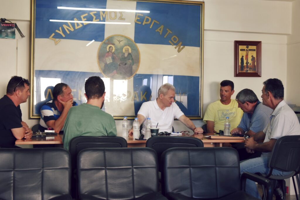 Α. Καλοκαιρινός: Θέλουμε ανάπτυξη του λιμανιού κι αύξηση θέσεων εργασίας