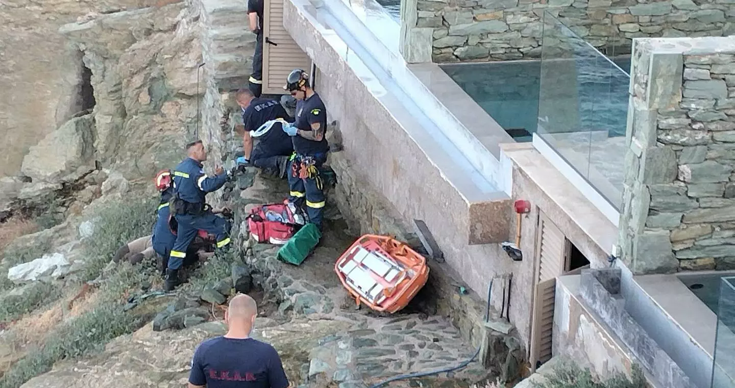 Έπεσε από τρία μέτρα ύψος κάνοντας εργασίες σε ξενοδοχείο