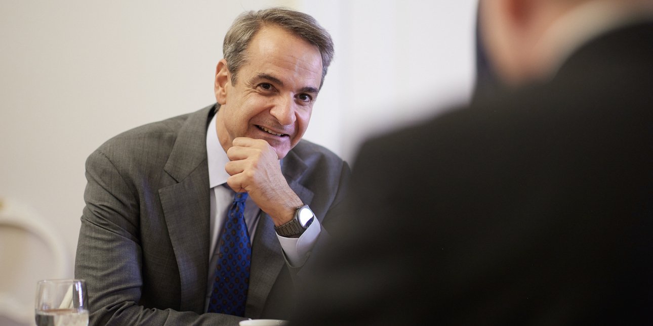 Στο Υπουργείο Εσωτερικών ο Μητσοτάκης