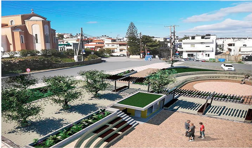 Εγκαινιάζεται νέα, βιοκλιματική πλατεία