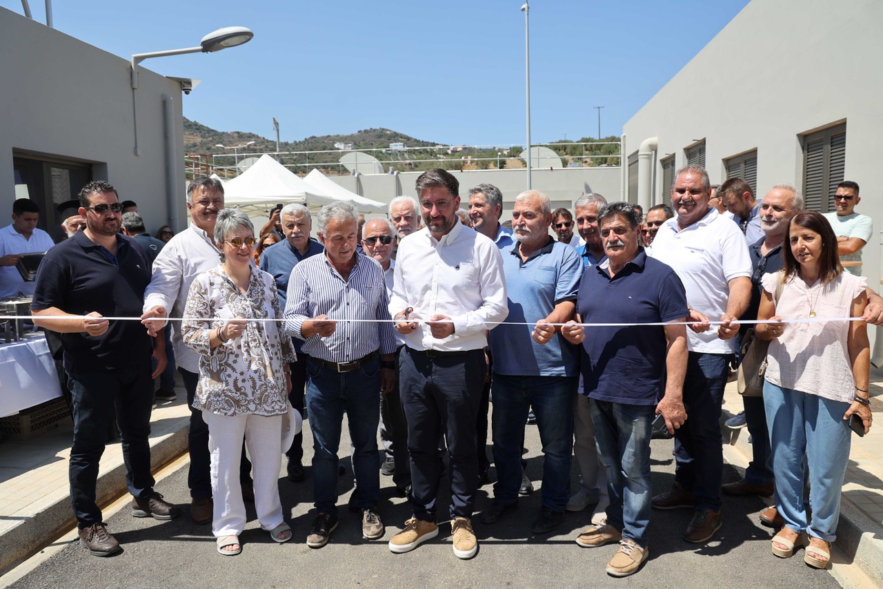 Εγκαινιάστηκε ο βιολογικός της Αγίας Πελαγίας