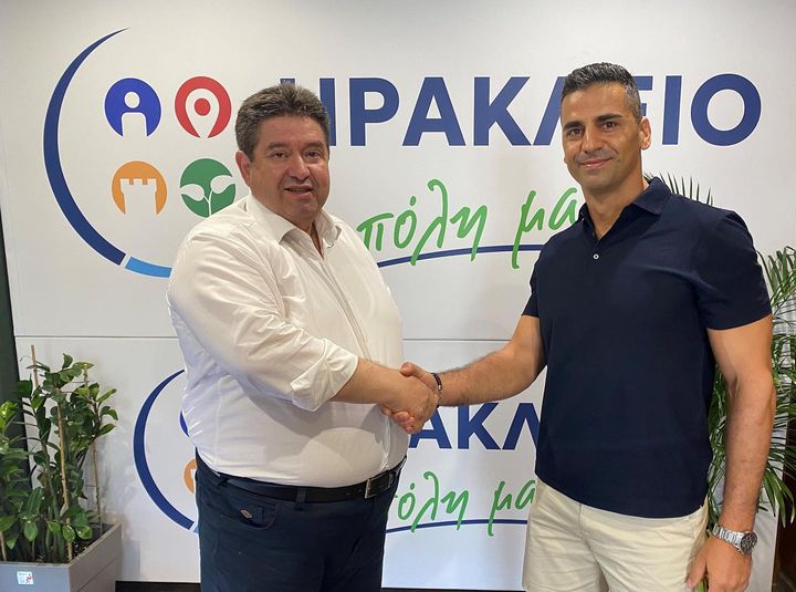 Με τον Μ. Καραμαλάκη ο Γενικός Γραμματέας και Μηχανικός Ιωάννης Ηλιάδης