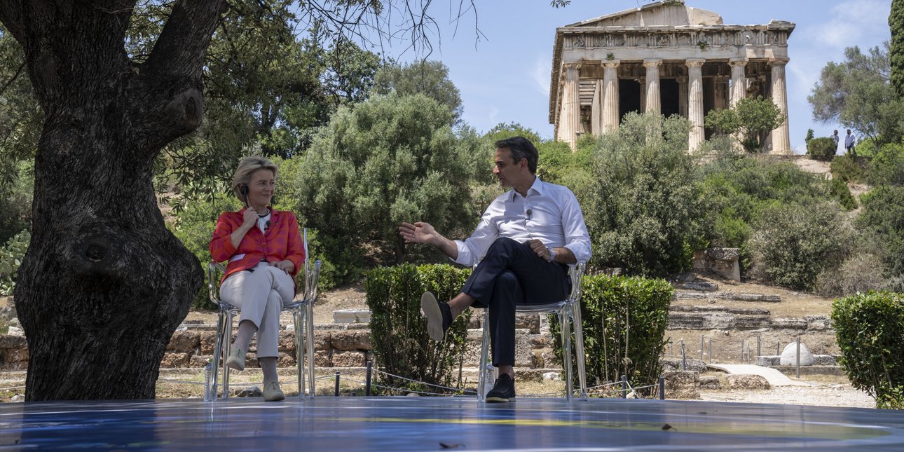 Φιλοξενούμενη του πρωθυπουργού η Ούρσουλα Φον Ντερ Λάιεν στην Κρήτη
