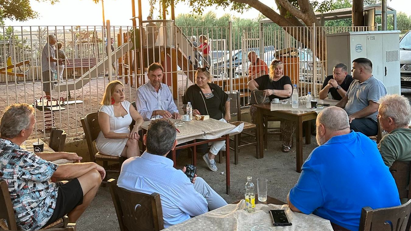 Προβλήματα από άλλες δεκαετίες συνάντησε ο Γ. Αλεξάκης στις Γούρνες