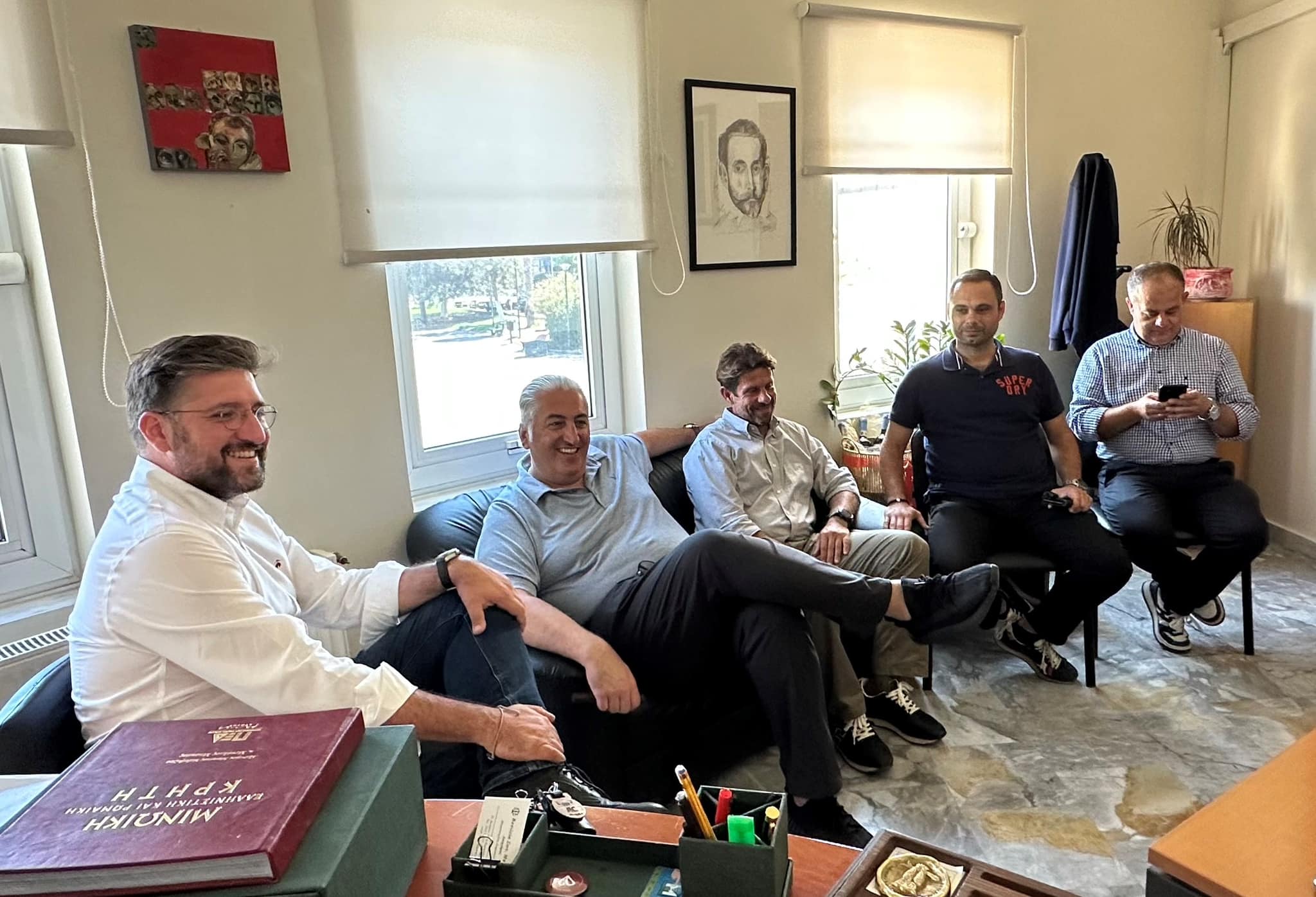 Η επέκταση του Βαρδινογιάννειου στο πλαίσιο συζήτησης με το Δήμαρχο Μαλεβιζίου