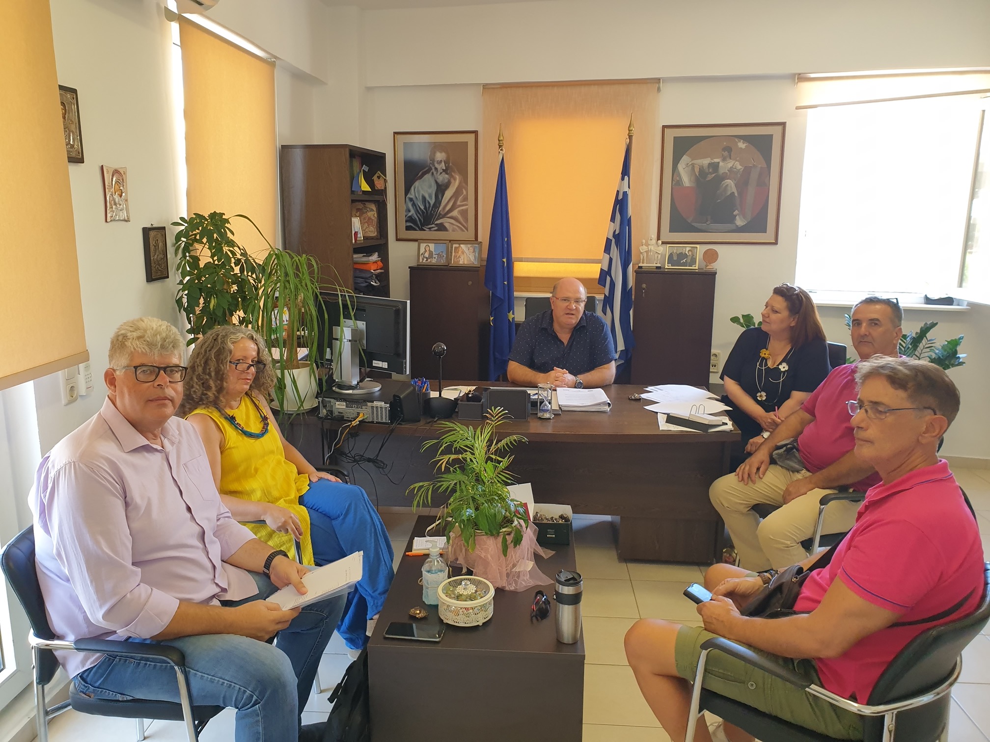 Με τον Διευθυντή Πρωτοβάθμιας συναντήθηκαν οι Διευθυντές των Ειδικών Σχολείων