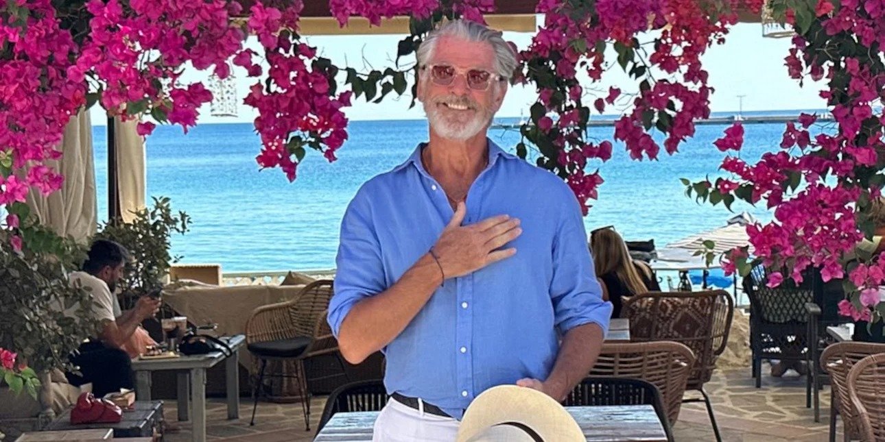 Pierce Brosnan: Μαγεμένος από τα ελληνικά νησιά