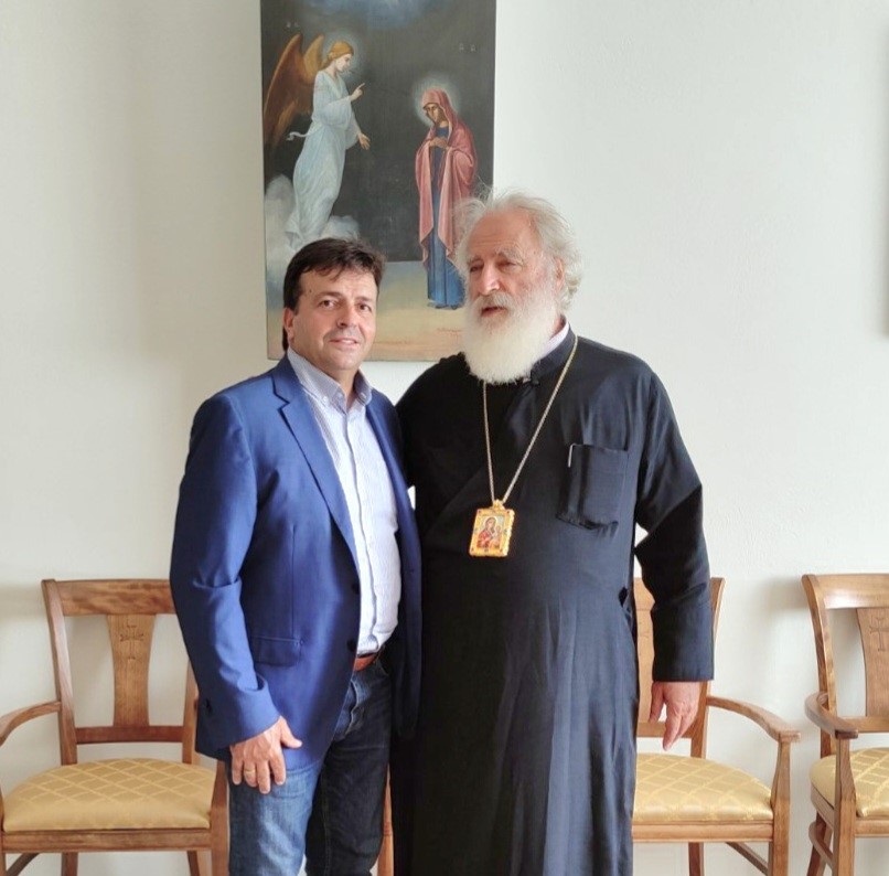 Επίσκεψη Συριγωνάκη στην Ιερά Μητρόπολη Αρκαλοχωρίου, Καστελίου και Βιάννου