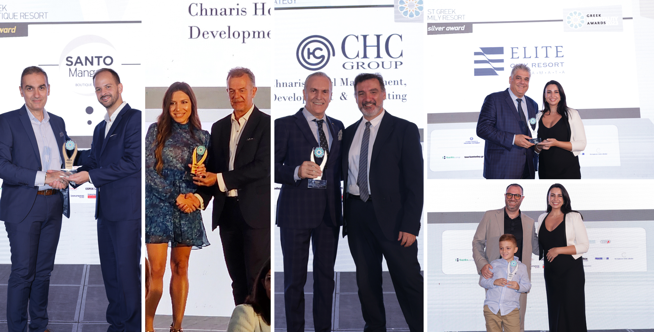 Συνολικά 28 βραβεία για τη CHC Group στα Greek Hospitality Awards 2023
