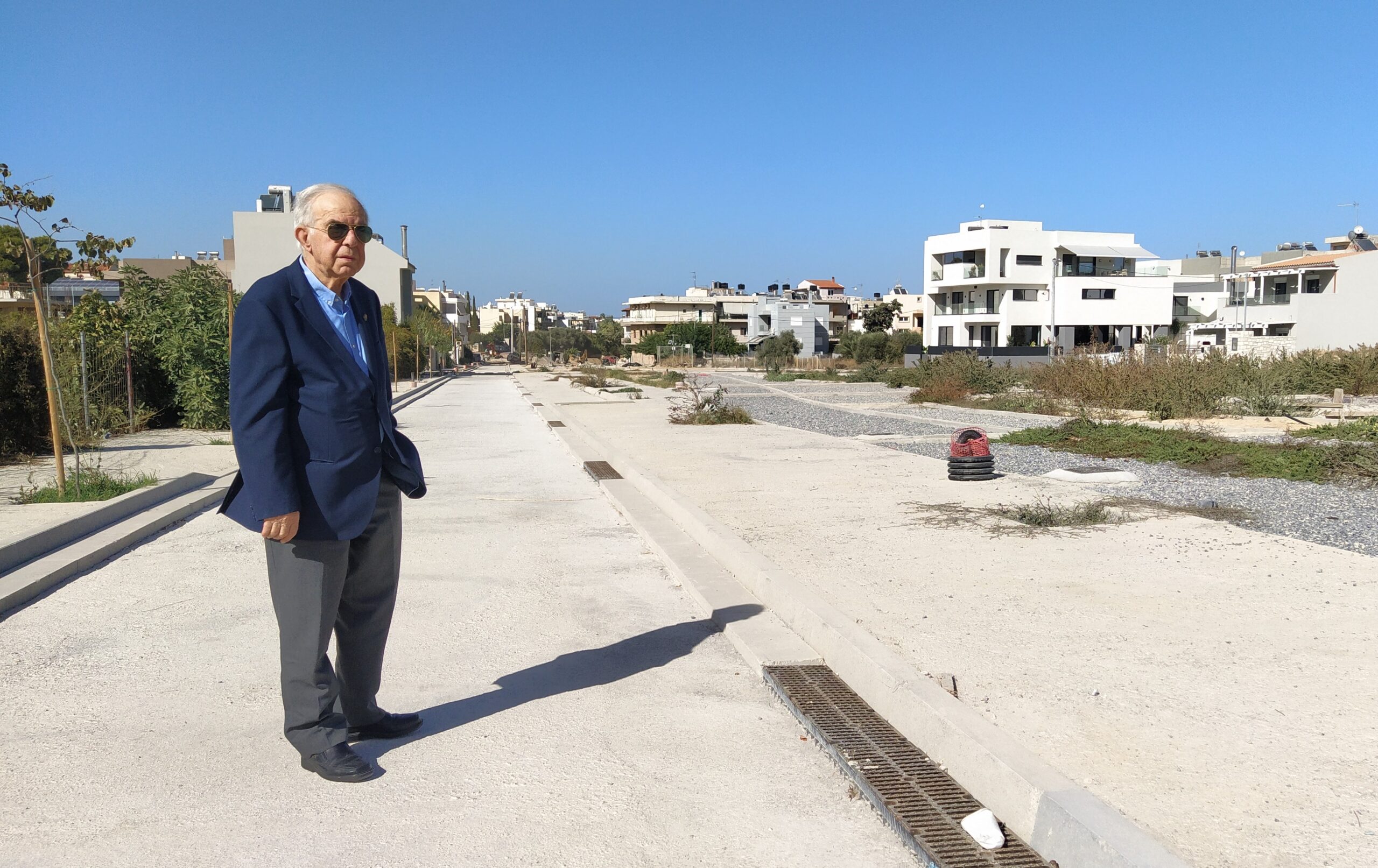 Περιοδεία σε σημαντικά έργα του Δήμου πραγματοποίησε ο Βασίλης Λαμπρινός