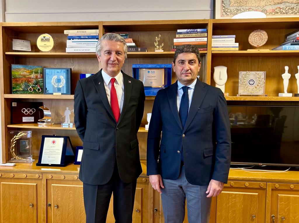 Με τον πρέσβη της Τουρκίας συναντήθηκε ο Λευτέρης Αυγενάκης