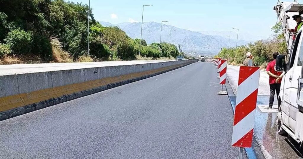 Ξανά εργασίες επί του Βόρειου Οδικού Άξονα Κρήτης