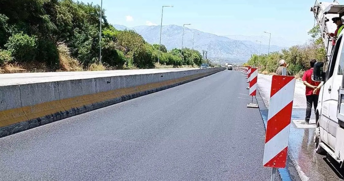 Ξανά εργασίες επί του Βόρειου Οδικού Άξονα Κρήτης