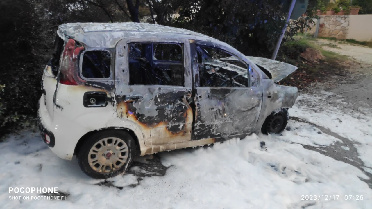 Πήδηξε από το αυτοκίνητο του εν κινήσει για να μην καεί