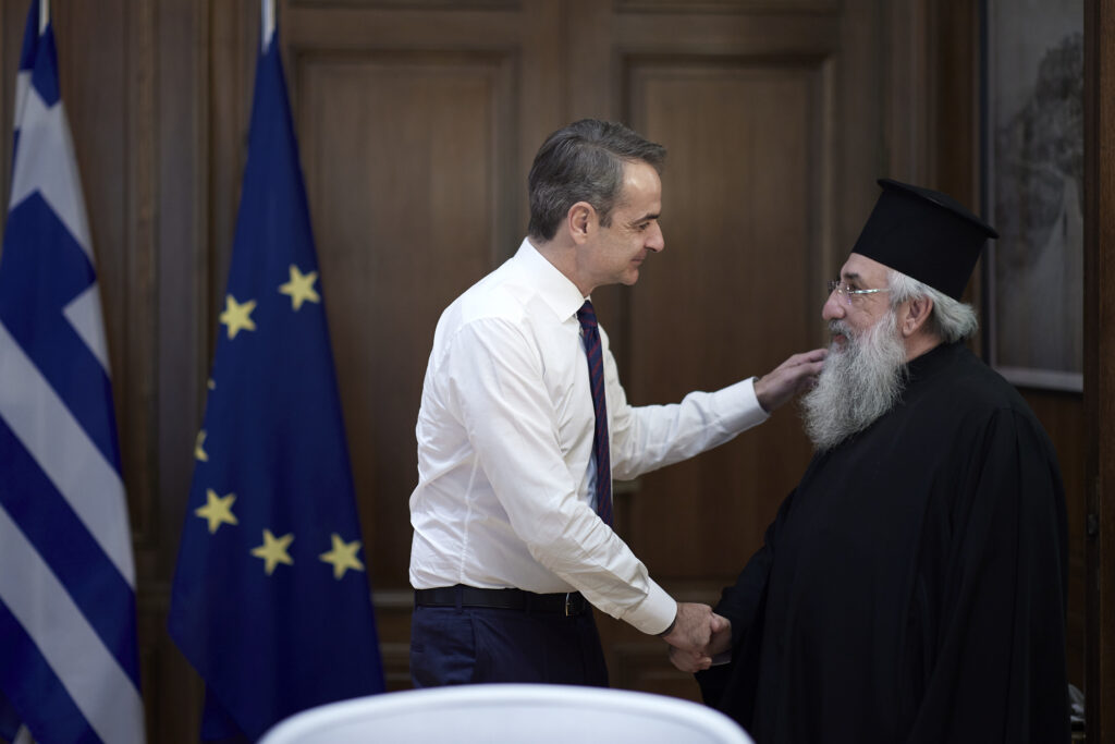 Με το Αρχιεπίσκοπο Ευγένιο συναντήθηκε ο πρωθυπουργός
