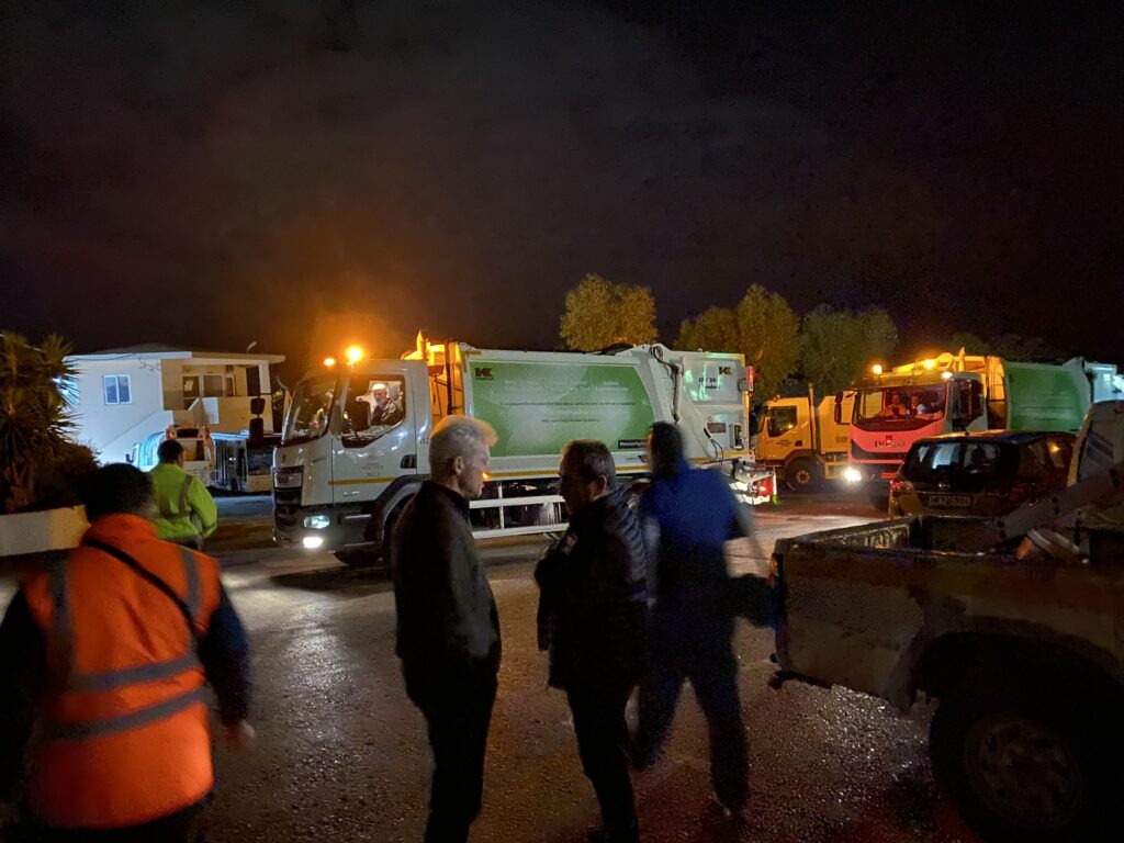 Ξημερώματα στην υπηρεσία καθαριότητα ο Καλοκαιρινός