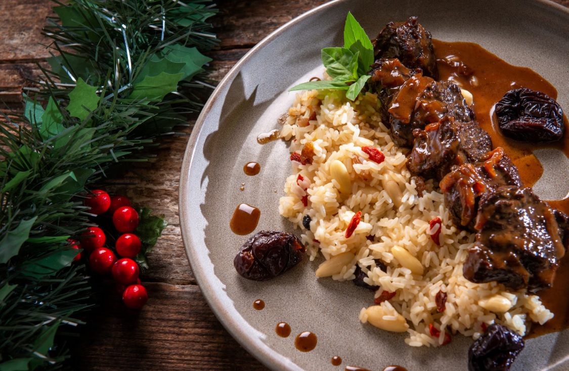 Γιορτινό χοιρινό με βαλσάμικο και πετιμέζι από τη Νεκταρία Κοκκινάκη