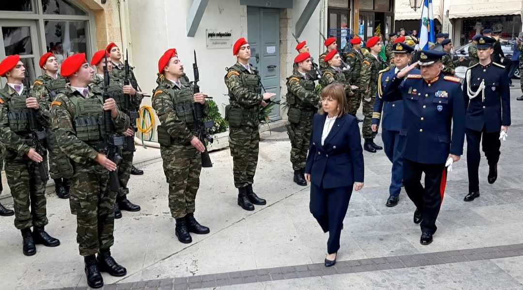 Στο Ρέθυμνο η Πρόεδρος της Δημοκρατίας
