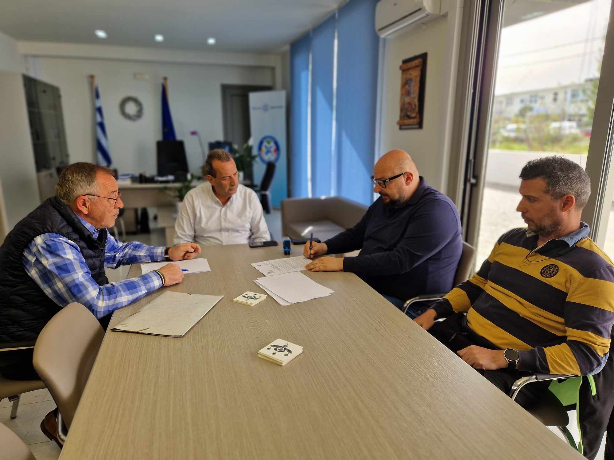 Υπογραφή σύμβασης για σχολικά κτίρια στο Δήμο Χερσονήσου