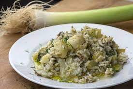 Πρασόρυζο από τη Νεκταρία Κοκκινάκη