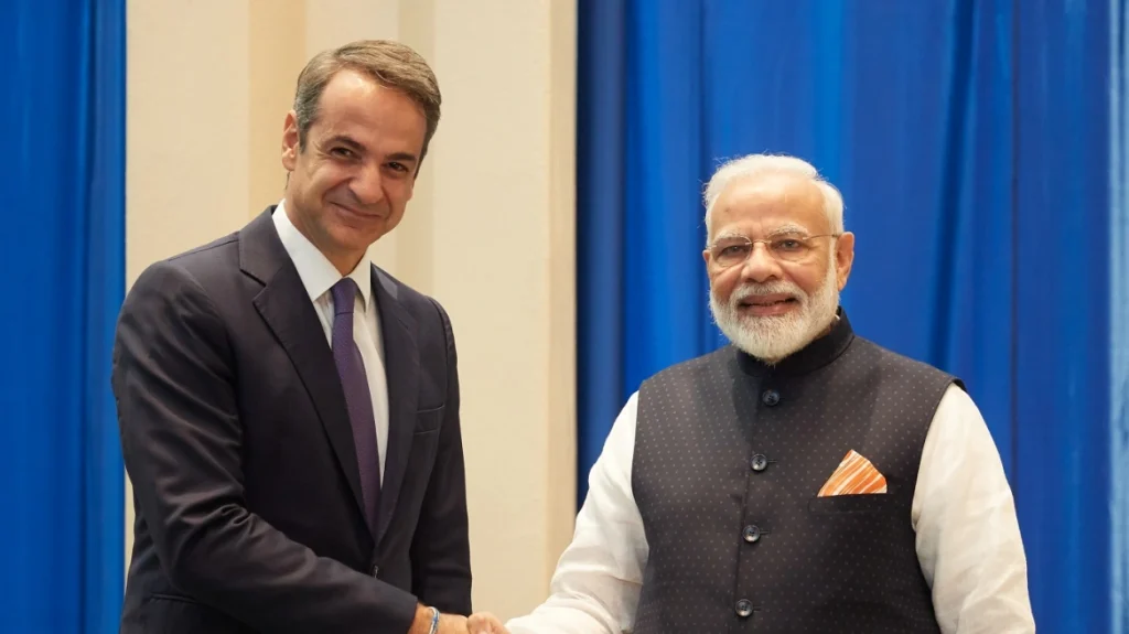 Επίσκεψη του Κυριάκου Μητσοτάκη στο Νέο Δελχί