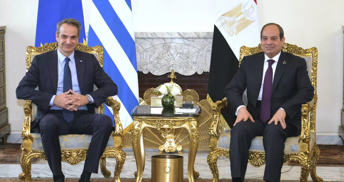 Αυτό είναι το κείμενο διακήρυξης μεταξύ Ελλάδας και Αιγύπτου