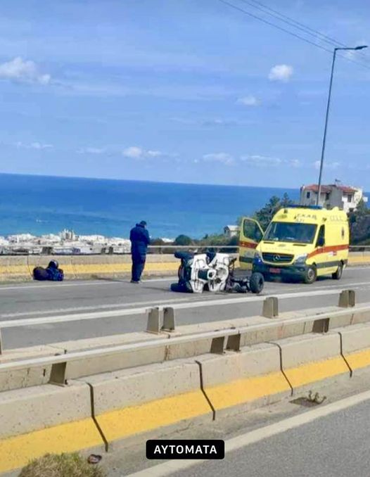 Σοβαρό τροχαίο με γουρούνα στον ΒΟΑΚ