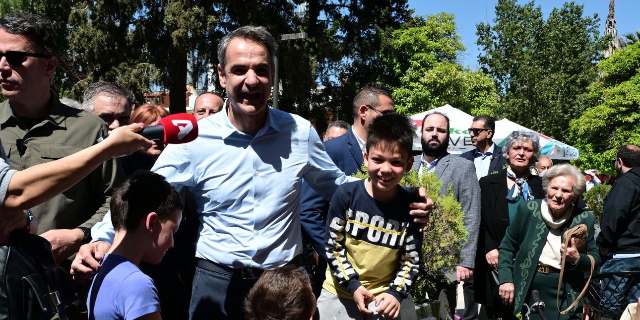 Μητσοτάκης από Μοσχάτο: Το βλέμμα μας είναι στραμμένο στα προβλήματα της κοινωνίας