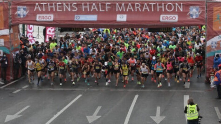 Σταμούλης και Μαρινάκου πρώτευσαν στον Ημιμαραθώνιο της Αθήνας
