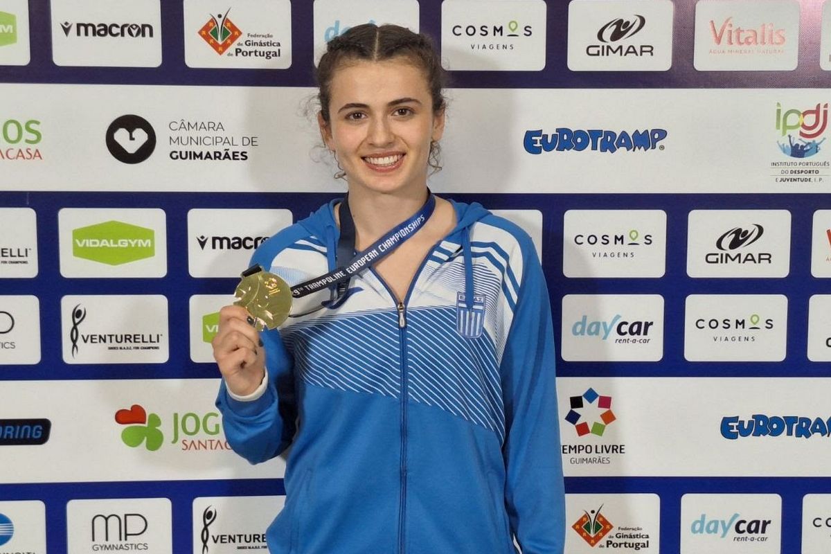 Χρυσό μετάλλιο η Αλεξάνδρα Εφραίμογλου στο Ευρωπαϊκό Πρωτάθλημα στο Τραμπολίνο