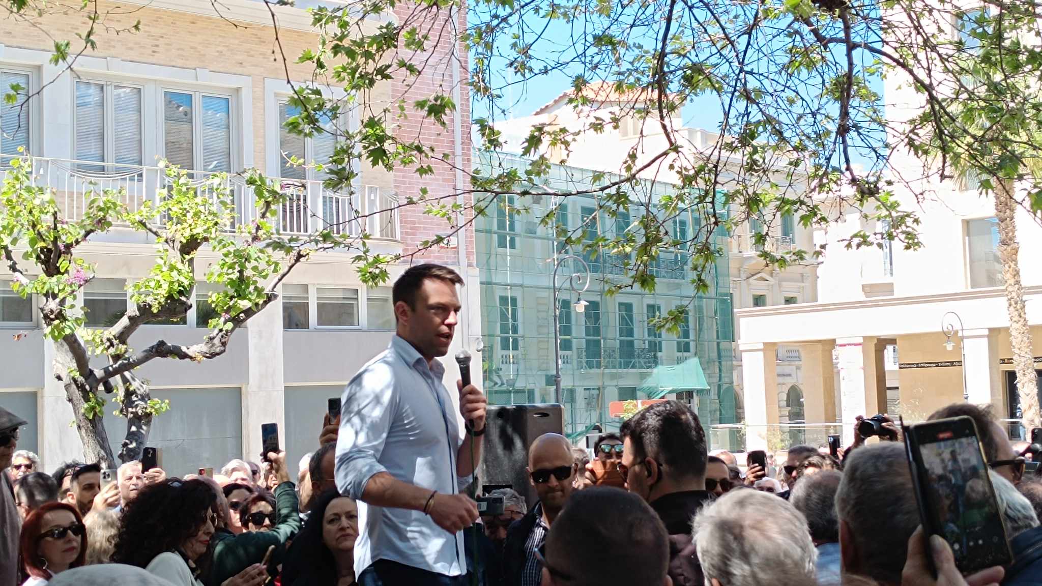 Στ. Κασσελάκης από τον Αγ. Τίτο: «Έχουμε μήνυμα-Έχουμε κίνημα! Το ποτάμι δεν γυρίζει πίσω» (Photos)