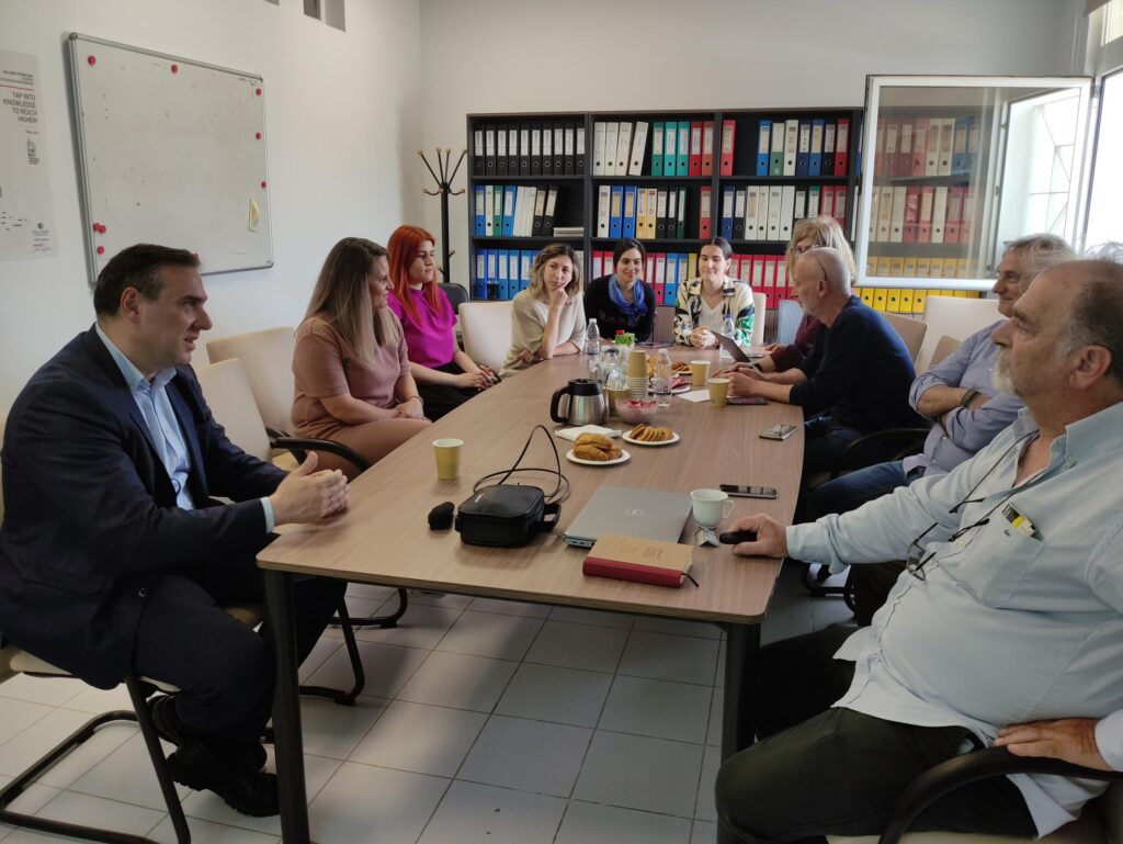 Στη Σχολή Αρχιτεκτόνων Μηχανικών ο Αντιπεριφερειάρχης Γ. Ματαλλιωτάκης