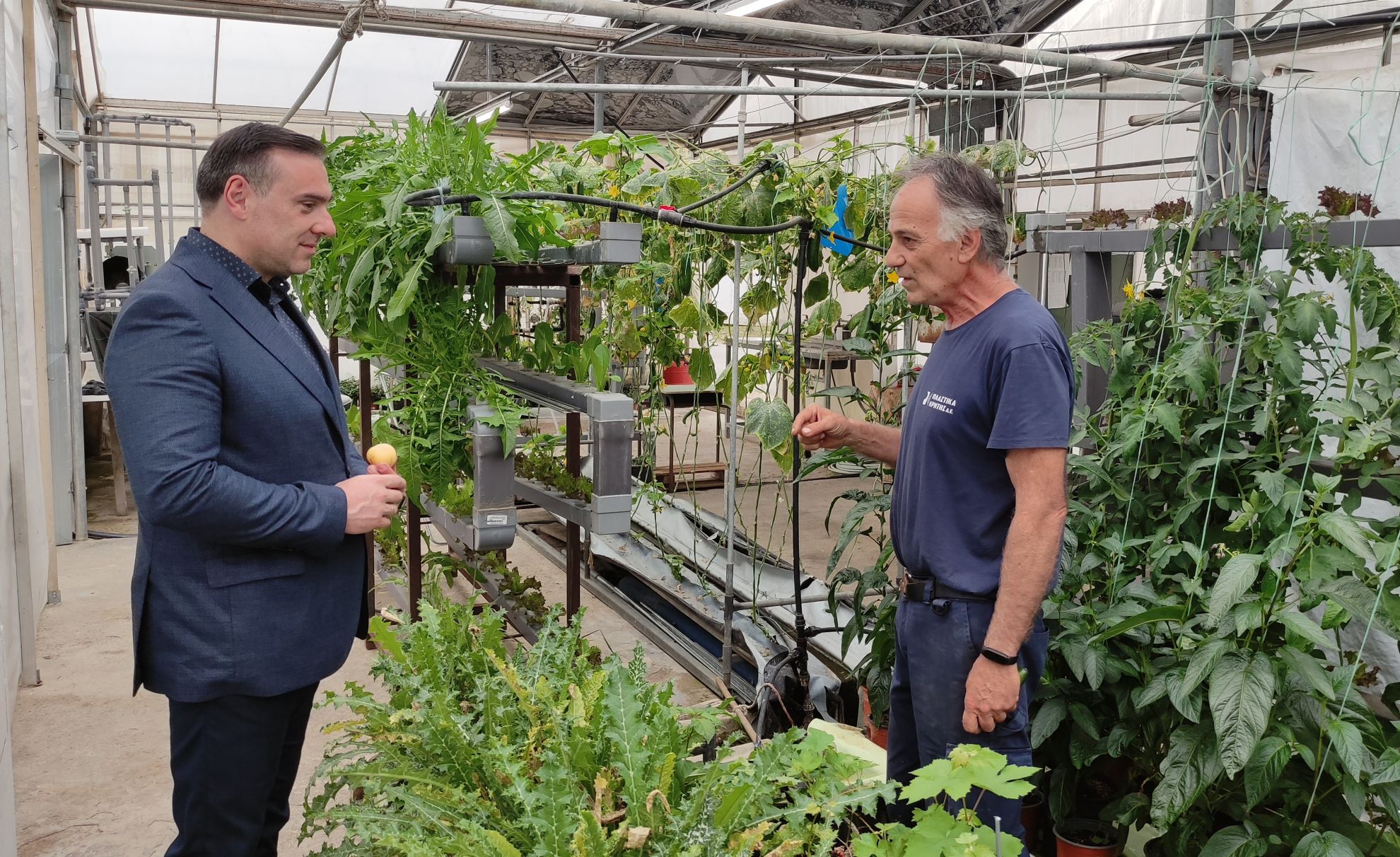 Στο Τμήμα Γεωπονίας ο Αντιπεριφερειάρχη Διασύνδεσης Περιφέρειας με Ακαδημαϊκά Ιδρύματα