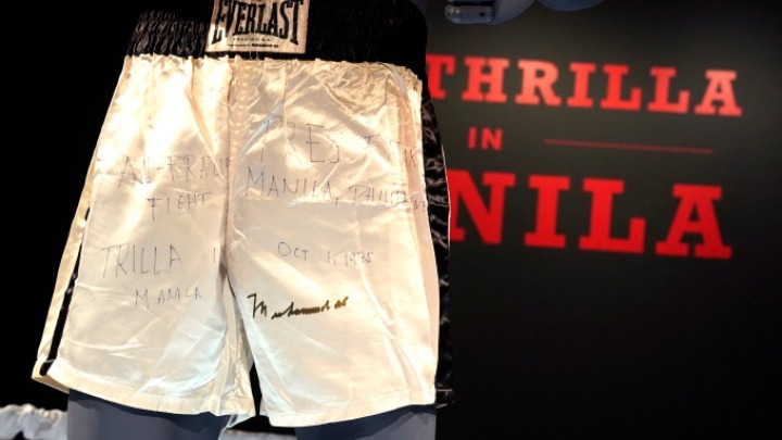 Πότε λήγει η δημοπρασία για το σορτσάκι του Μοχάμεντ Άλι