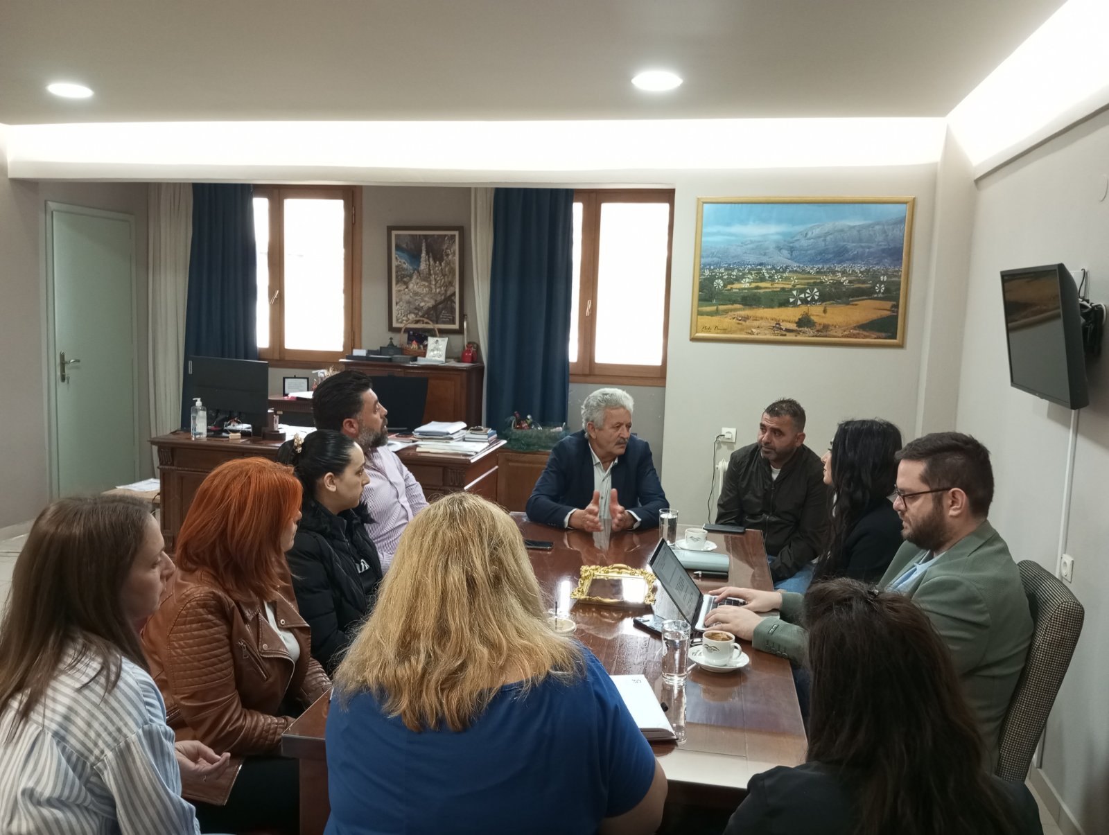 Τι συζητήθηκε στη σύσκεψη Σπυριδάκη και Αθανασάκη στο Οροπέδιο