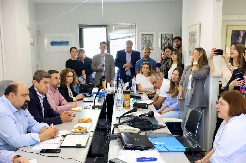 Επίσκεψη Αυγενάκη – Τριαντόπουλου στο Αρκαλοχώρι