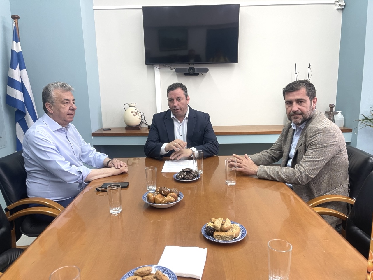 Επίσκεψη Περιφερειάρχη στο Δήμο Αγίου Νικολάου