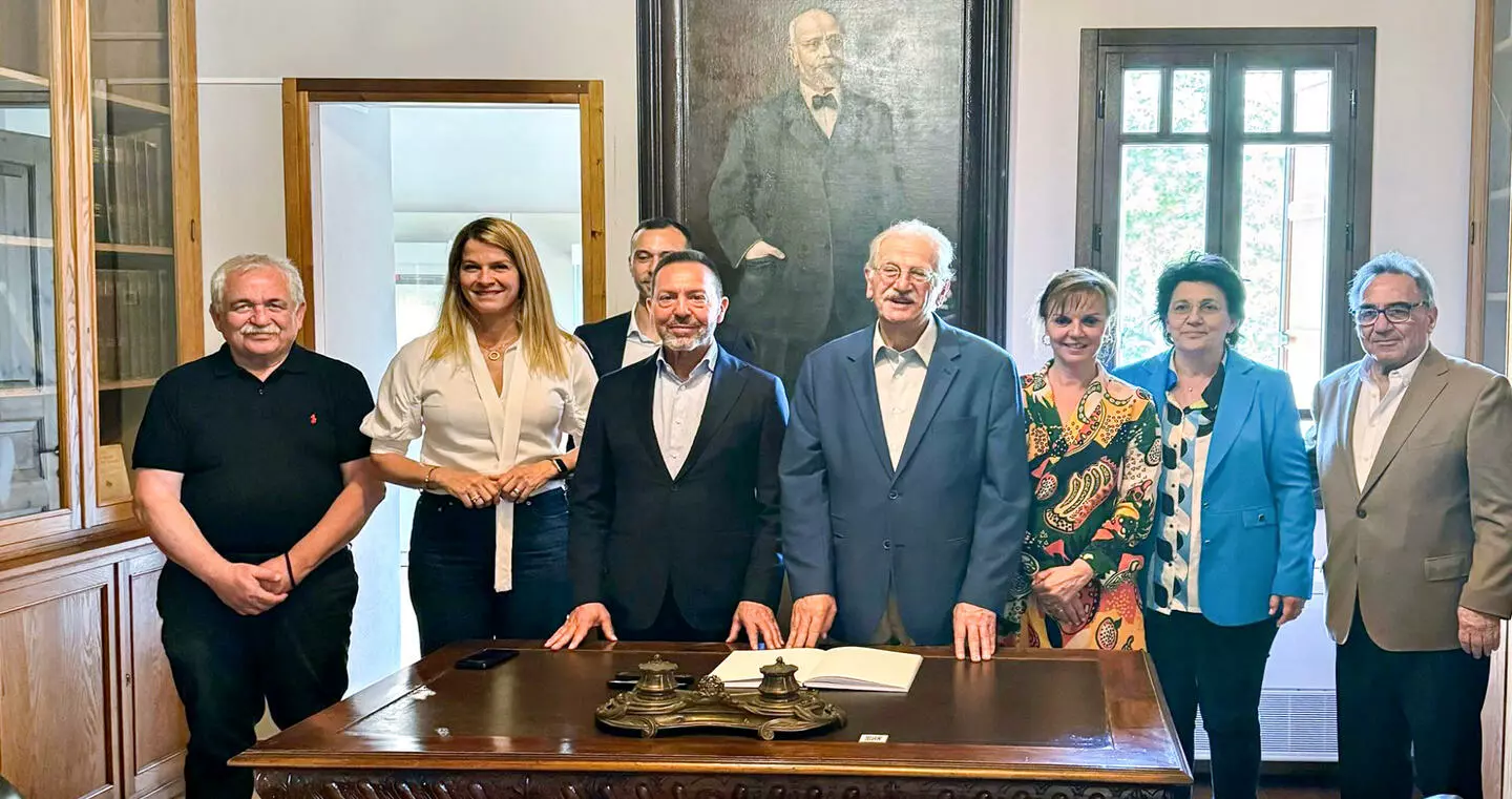 Στο σπίτι του Ελευθέριου Βενιζέλου ο Γιάννης Στουρνάρας