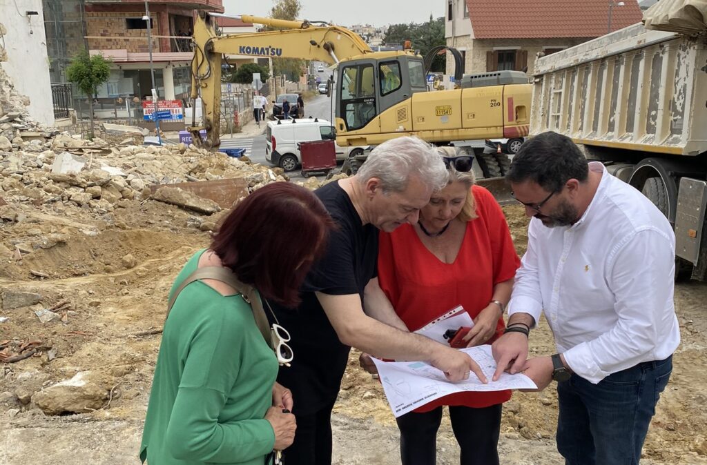 Στις εργασίες διάνοιξης της Ευμαθίου ο Καλοκαιρινός