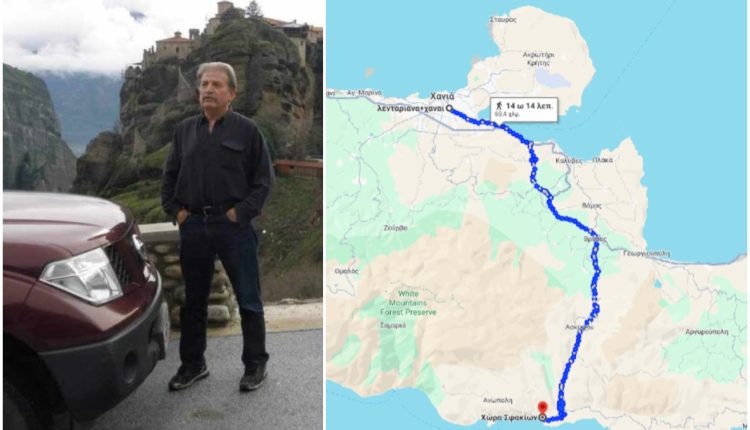 Περπάτησε από τα Λενταριανά στα Σφακιά σε 19 ώρες