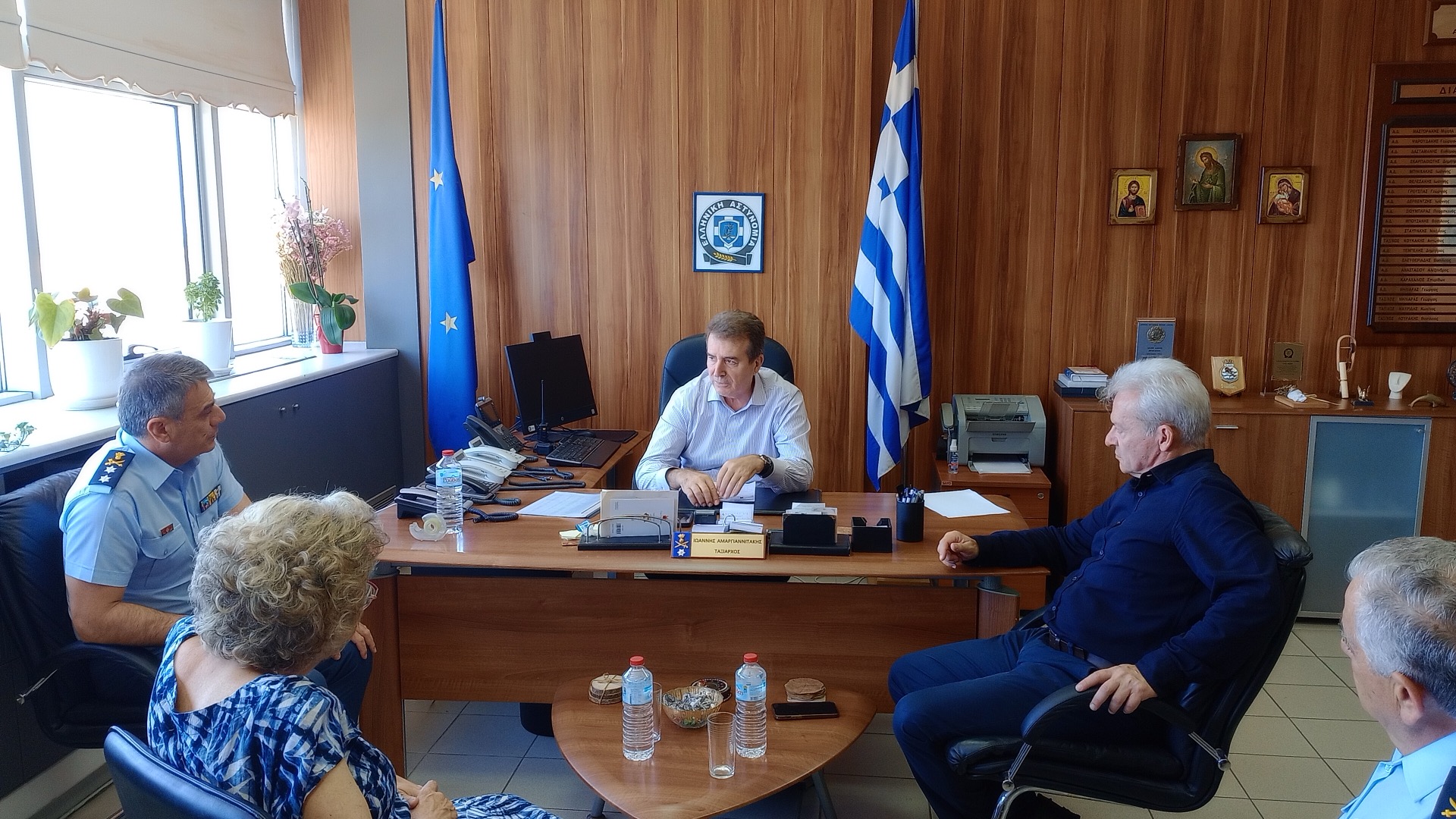 Φυλακές και συνεργασία Αστυνομίας και Δήμου στη συνάντηση Χρυσοχοΐδη – Καλοκαιρινού