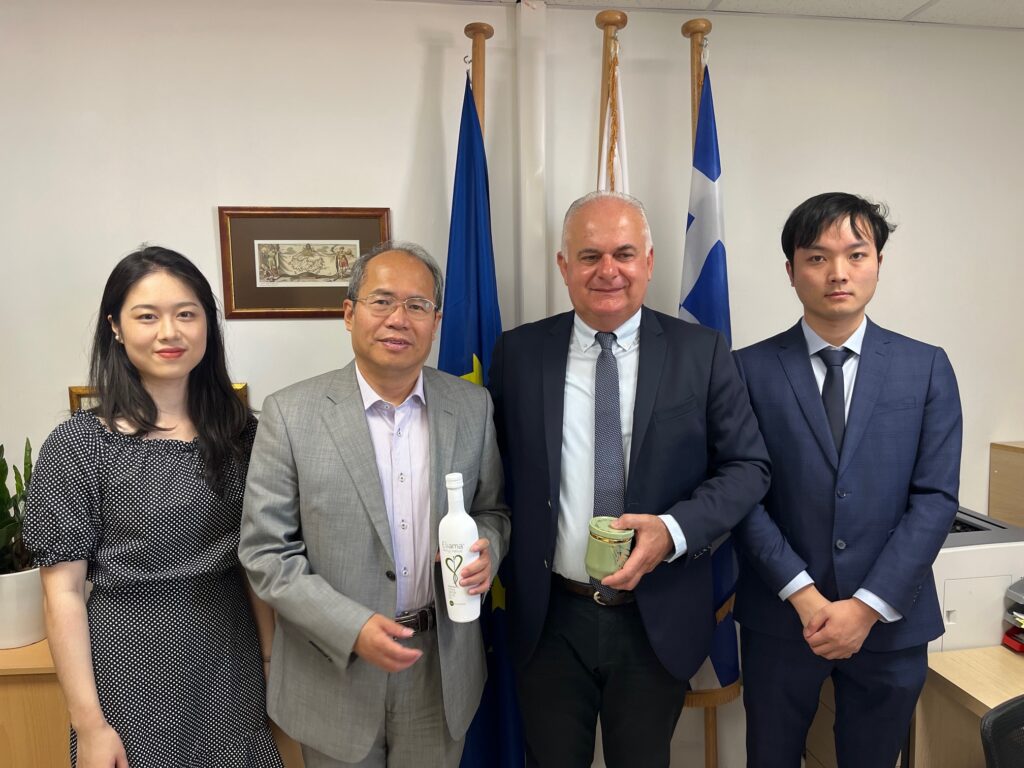 Ο Πρέσβης της Κίνας στο Ηράκλειο