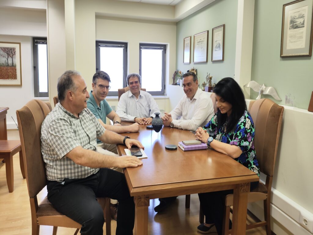 Στο Πολυτεχνείο ο Αντιπεριφερειάρχης Διασύνδεσης Ερευνητικών Ιδρυμάτων