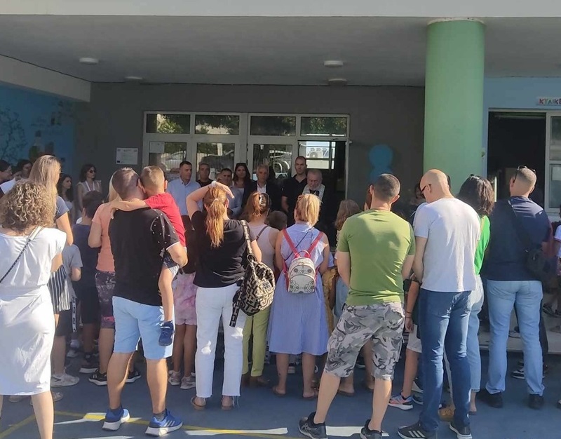 Αγιασμός στο θερινό σχολείου του Δήμου Ηρακλείου